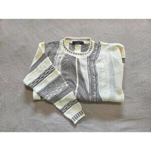 Protege Sweater M | 90s Textured Cable Knit